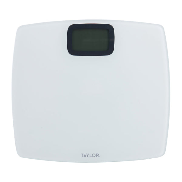 Pure White Digital Bathroom Scale, 440-Lb. Capacity