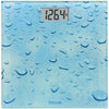 Digital Glass Waterdrop Bathroom Scale, 400-Lb. Capacity