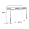 The Urban Port Office Desk 2 Compartments and Tubular Metal Frame - UPT-238277