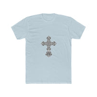 Celtic Cross Ornate Men's Cotton Crew Tee