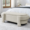 Upholstered Bench with Large Storage Space 51.5''x20.5''x 17'' Beige