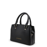 Trussardi - 76BTBQAL03 Leather Tote, Black, Blue, Red, Brown