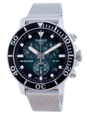 Tissot T-sport Seastar 1000 Chronograph Diver's Quartz T120.417.11.091.00 T1204171109100 300m Men's Watch