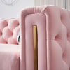 Modern Velvet Pink Sofa