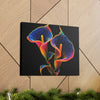 Calla Lillies in Baroque Neon Canvas Gallery Wraps