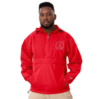 Embroidered Champion Packable Jacket with Circle of Life Wording