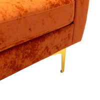 Coolmoor Orange Sectional  Sofa