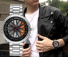 Car Wheel Rim Men's Stainless Steel Watch