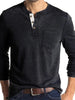 Men’s Solid Color Long Sleeve with Pocket T-Shirt