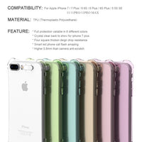 LED Flash Transparent TPU iPhone Case