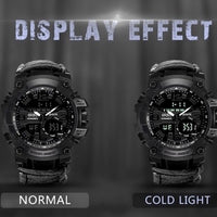 Digital Survival Sport Watch - Waterproof Paracord Military Watch