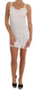 White Silk Lace Lingerie Chemise Dress