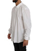 White Cotton Dress Formal Top Shirt