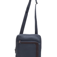 Navy Brown Shoulder Bag