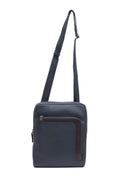 Navy Brown Shoulder Bag