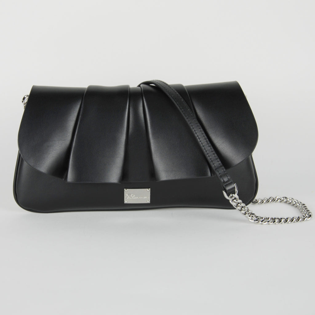 Black Leather Shoulder Bag