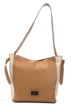 Beige Cuoio Shoulder Bag